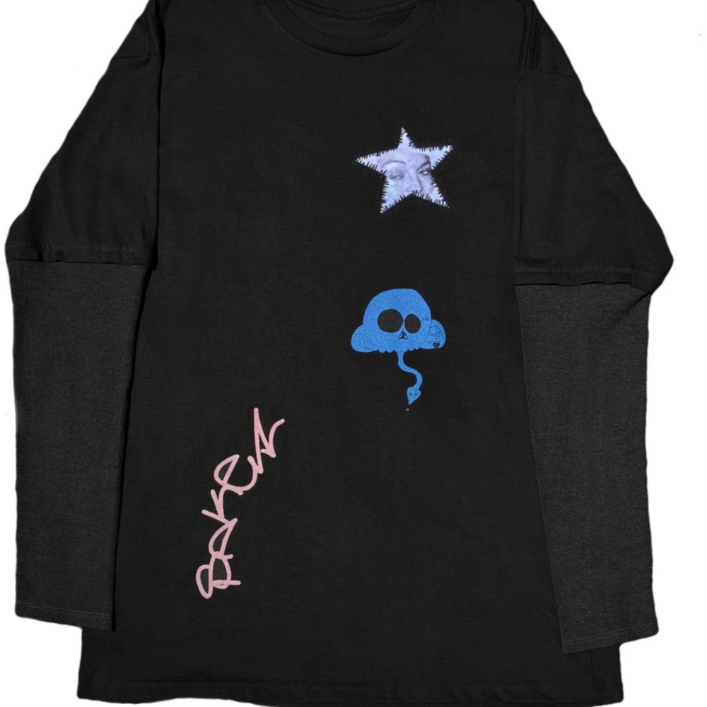 Rare Lindsay Lohan Star Lightweight Thermal Shirt